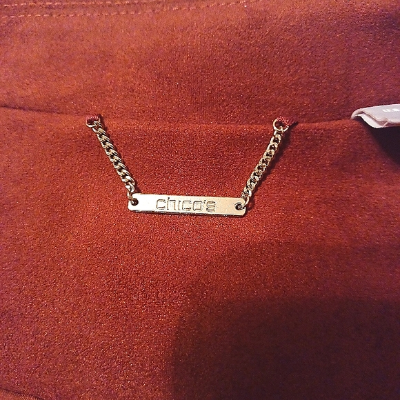 Chico's Women sude Jacket NWT - Picture 4 of 8